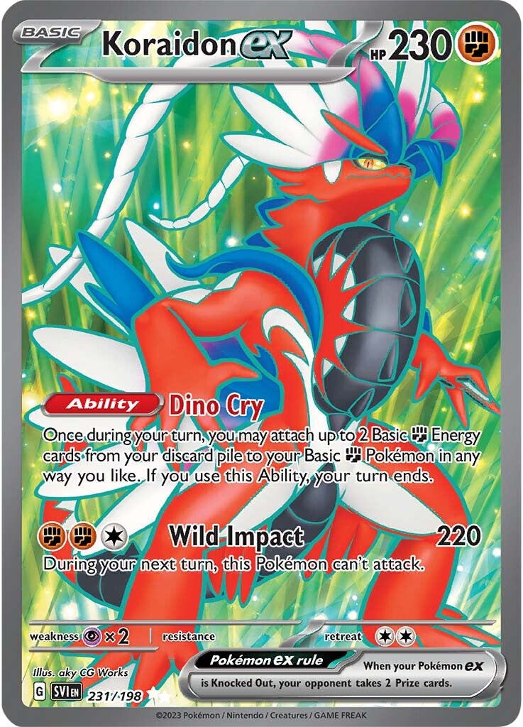 Koraidon ex (231/198) [Scarlet & Violet: Base Set] | Rock City Comics