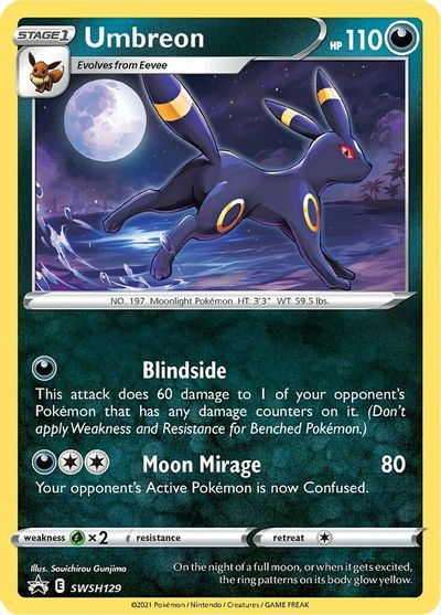 Umbreon (SWSH129) [Sword & Shield: Black Star Promos] | Rock City Comics