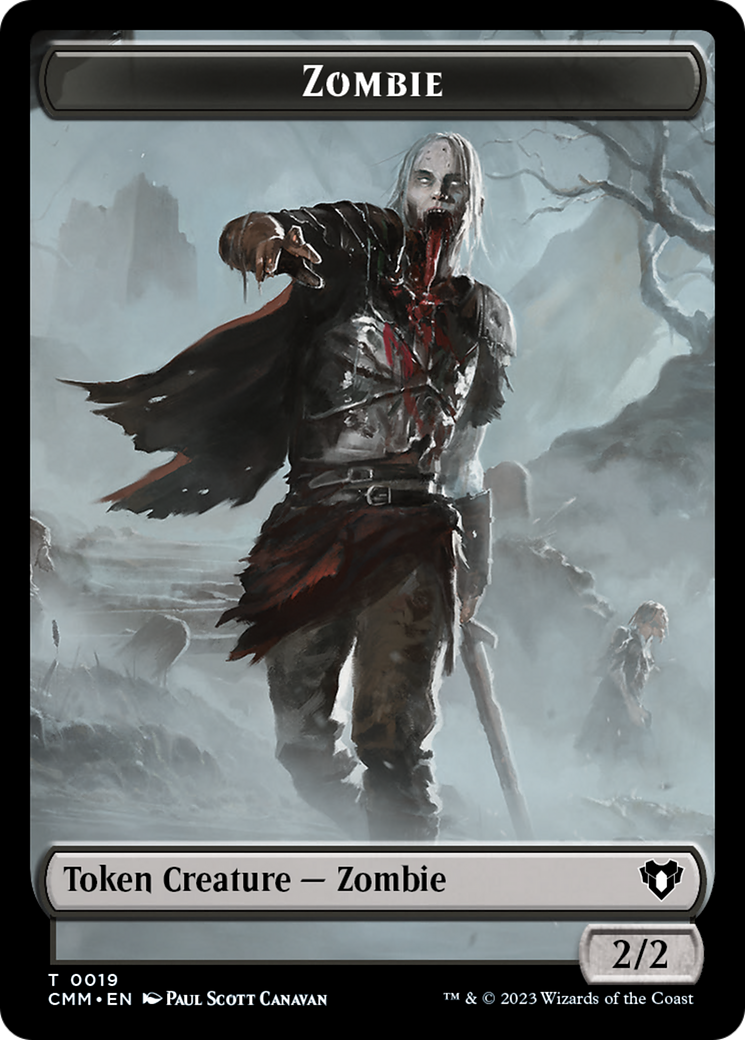 Zombie Token (19) [Commander Masters Tokens] | Rock City Comics