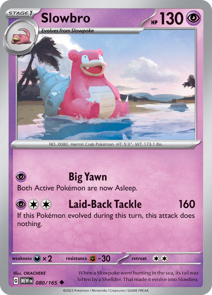 Slowbro (080/165) [Scarlet & Violet: 151] | Rock City Comics