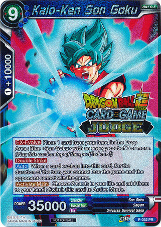 Kaio-Ken Son Goku (P-032) [Judge Promotion Cards] | Rock City Comics