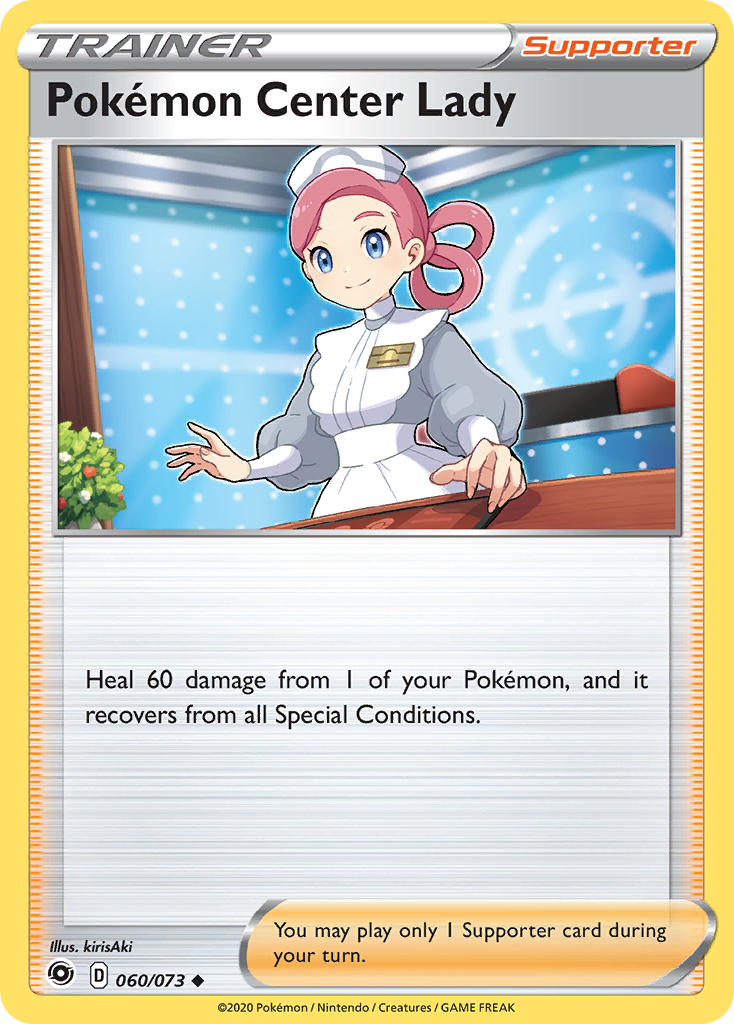 Pokemon Center Lady (060/073) [Sword & Shield: Champion's Path] | Rock City Comics