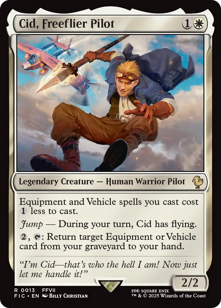 Cid, Freeflier Pilot [FINAL FANTASY Commander] | Rock City Comics
