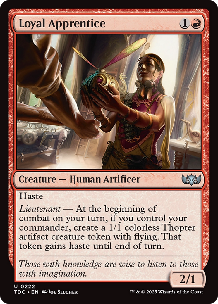 Loyal Apprentice [Tarkir: Dragonstorm Commander] | Rock City Comics