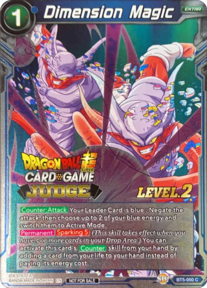 Dimension Magic (Level 2) (BT5-050) [Judge Promotion Cards] | Rock City Comics