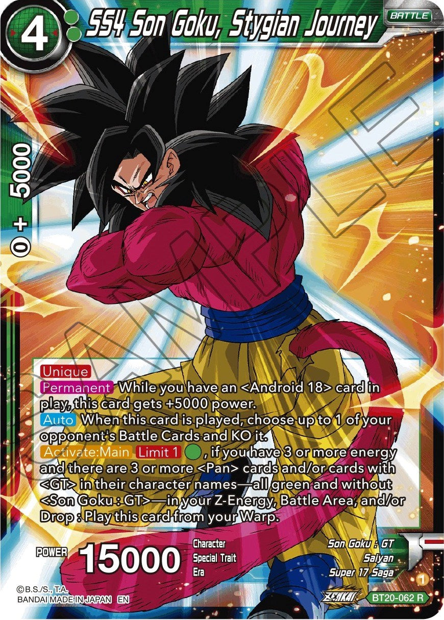 SS4 Son Goku, Stygian Journey (BT20-062) [Power Absorbed] | Rock City Comics