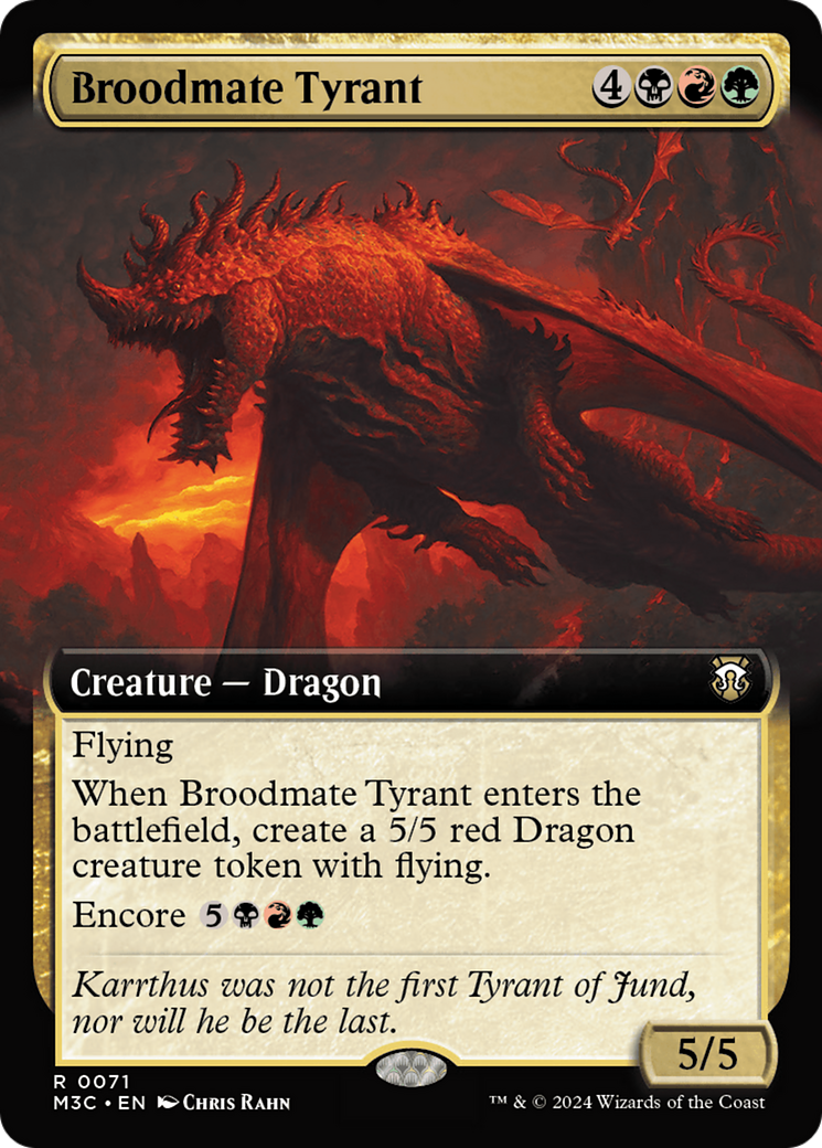 Broodmate Tyrant (Extended Art) [Modern Horizons 3 Commander] | Rock City Comics