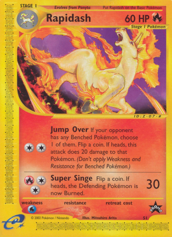 Rapidash (51) [Wizards of the Coast: Black Star Promos] | Rock City Comics