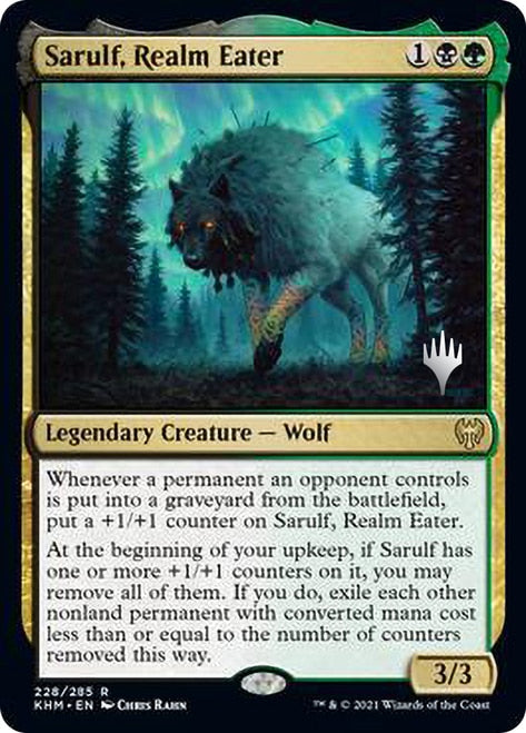 Sarulf, Realm Eater (Promo Pack) [Kaldheim Promos] | Rock City Comics
