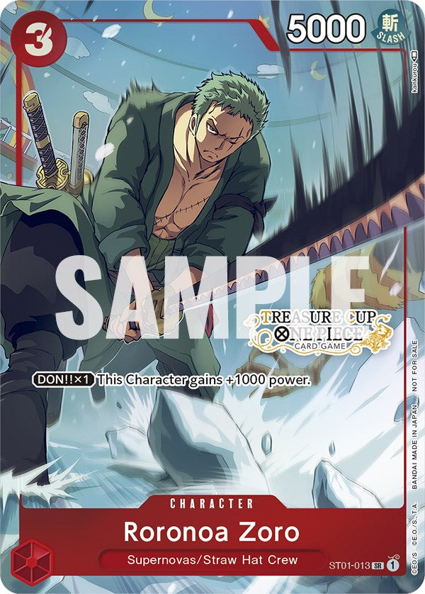 Roronoa Zoro (Treasure Cup) [One Piece Promotion Cards] | Rock City Comics