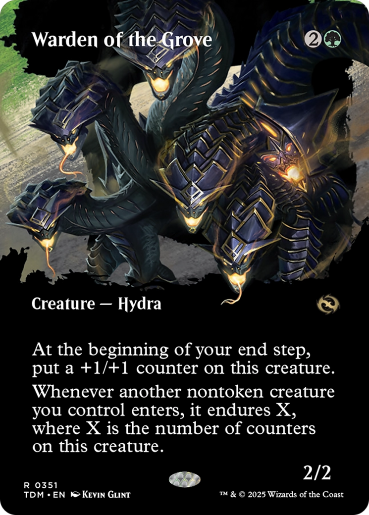 Warden of the Grove (Borderless) [Tarkir: Dragonstorm] | Rock City Comics