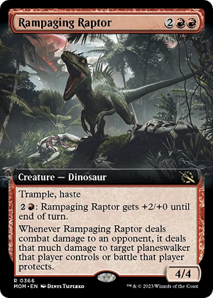 Rampaging Raptor (Extended Art) [March of the Machine] | Rock City Comics