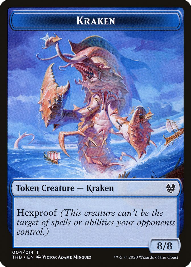 Kraken Token [Theros Beyond Death Tokens] | Rock City Comics