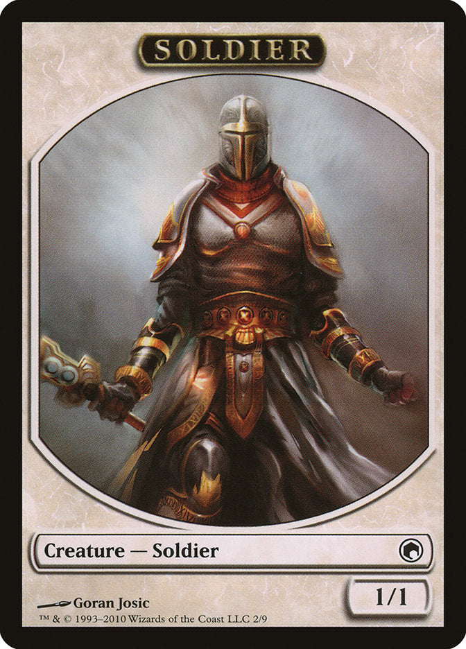 Soldier Token [Scars of Mirrodin Tokens] | Rock City Comics