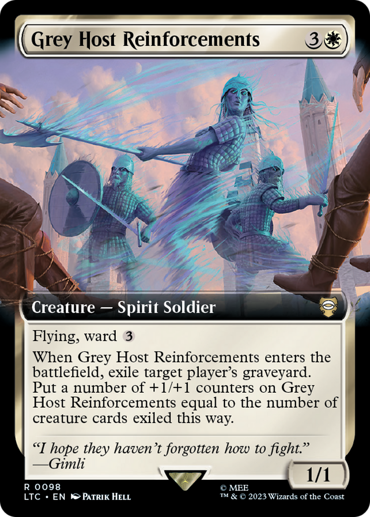 Grey Host Reinforcements (Extended Art) [The Lord of the Rings: Tales of Middle-Earth Commander] | Rock City Comics