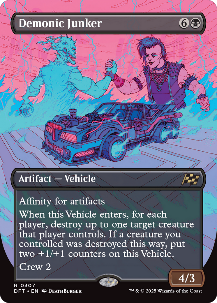 Demonic Junker (Borderless) [Aetherdrift] | Rock City Comics