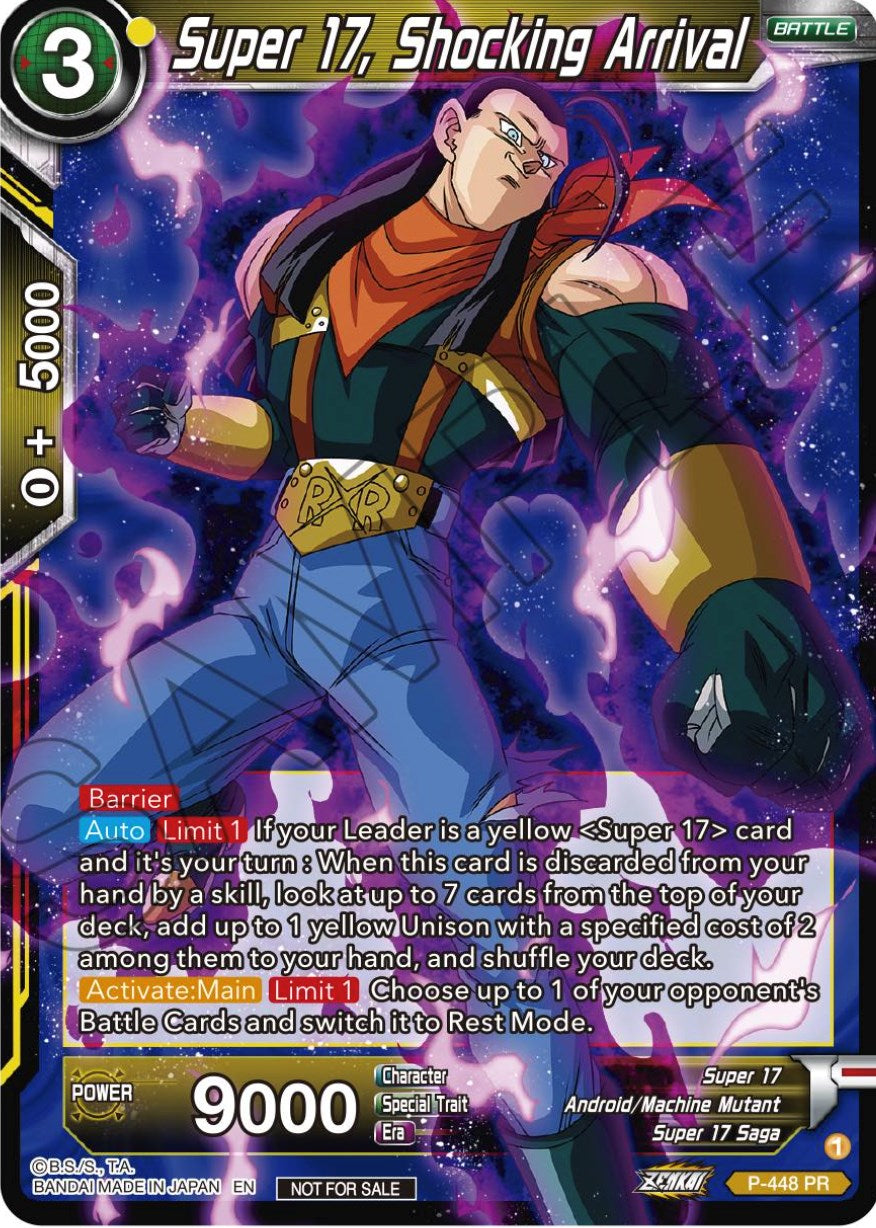 Super 17, Shocking Arrival (P-448) [Tournament Promotion Cards] | Rock City Comics