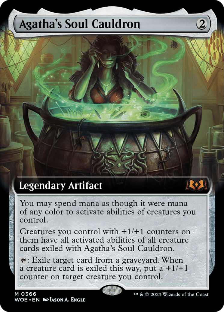 Agatha's Soul Cauldron (Extended Art) [Wilds of Eldraine] | Rock City Comics