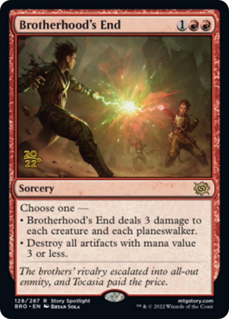 Brotherhood's End [The Brothers' War Prerelease Promos] | Rock City Comics