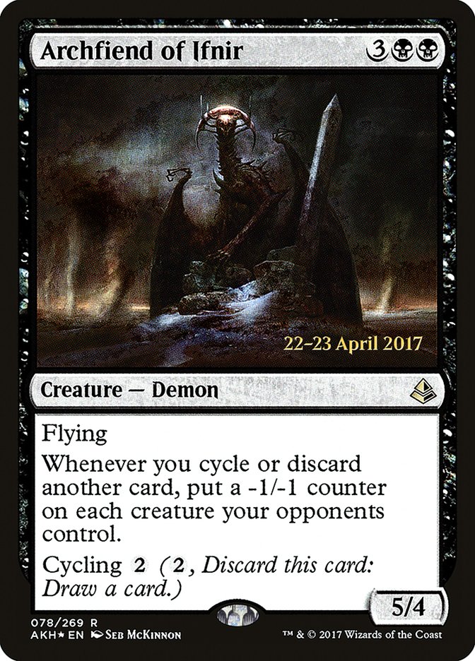 Archfiend of Ifnir [Amonkhet Prerelease Promos] | Rock City Comics