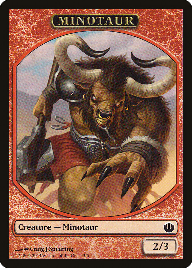 Minotaur Token [Journey into Nyx Tokens] | Rock City Comics