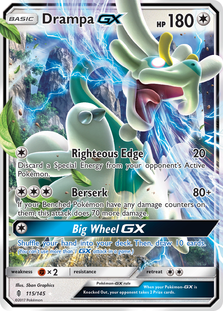 Drampa GX (115/145) [Sun & Moon: Guardians Rising] | Rock City Comics