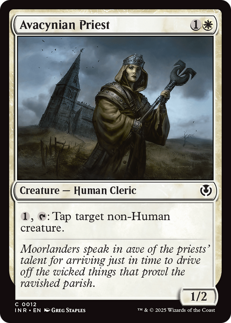 Avacynian Priest [Innistrad Remastered] | Rock City Comics
