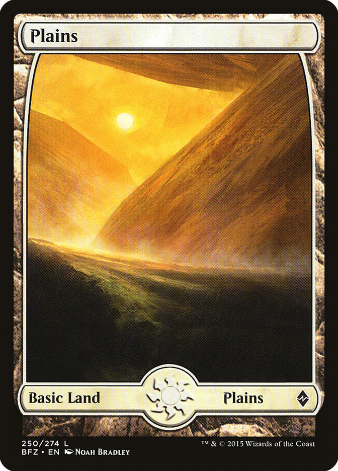 Plains (250) (Full Art) [Battle for Zendikar] | Rock City Comics