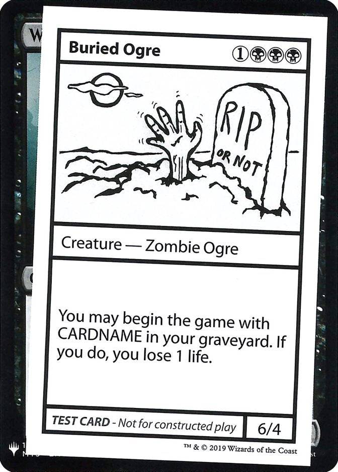 Buried Ogre [Mystery Booster Playtest Cards] | Rock City Comics