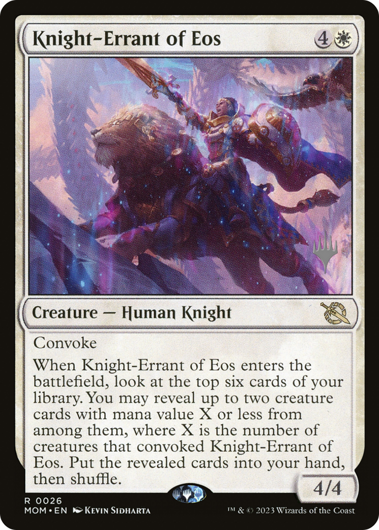 Knight-Errant of Eos (Promo Pack) [March of the Machine Promos] | Rock City Comics