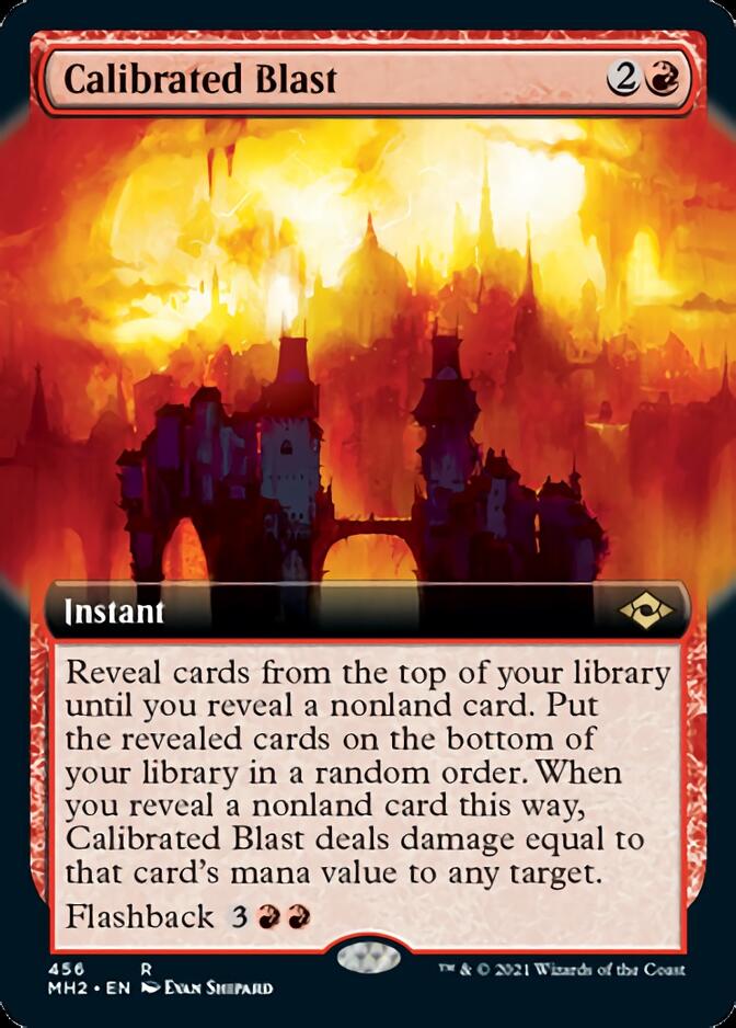 Calibrated Blast (Extended Art) [Modern Horizons 2] | Rock City Comics