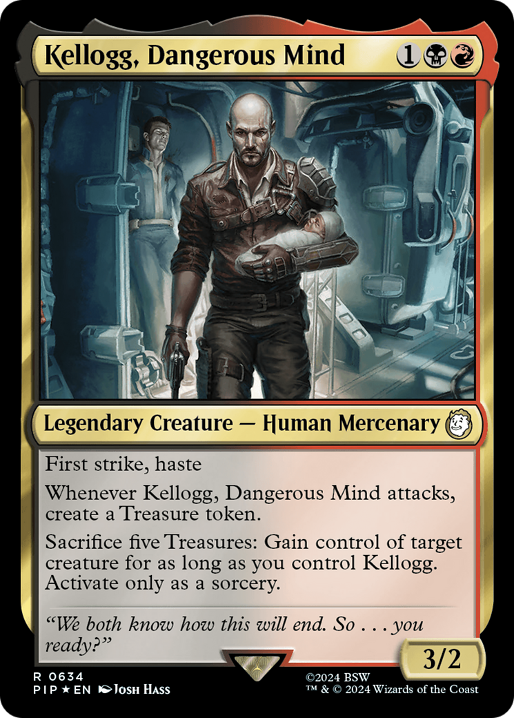 Kellogg, Dangerous Mind (Surge Foil) [Fallout] | Rock City Comics