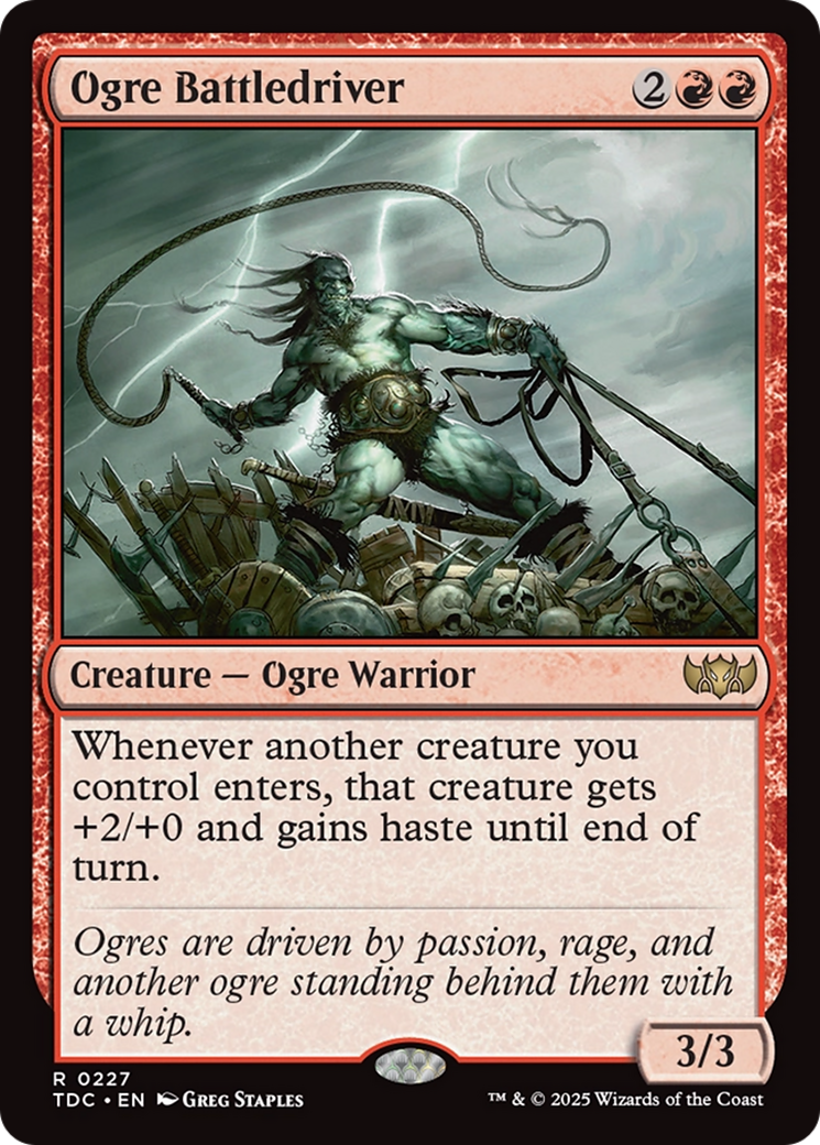 Ogre Battledriver [Tarkir: Dragonstorm Commander] | Rock City Comics