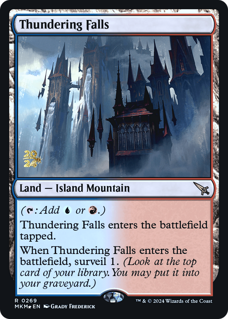 Thundering Falls [Murders at Karlov Manor Prerelease Promos] | Rock City Comics