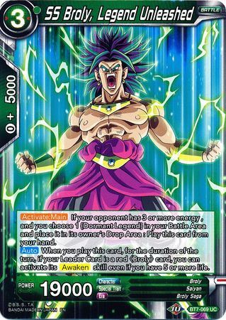SS Broly, Legend Unleashed (BT7-069) [Assault of the Saiyans] | Rock City Comics
