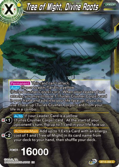 Tree of Might, Divine Roots (BT15-094) [Saiyan Showdown] | Rock City Comics