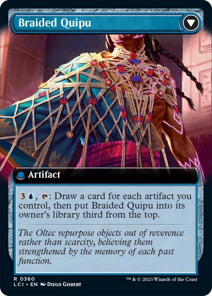 Braided Net // Braided Quipu (Extended Art) [The Lost Caverns of Ixalan] | Rock City Comics