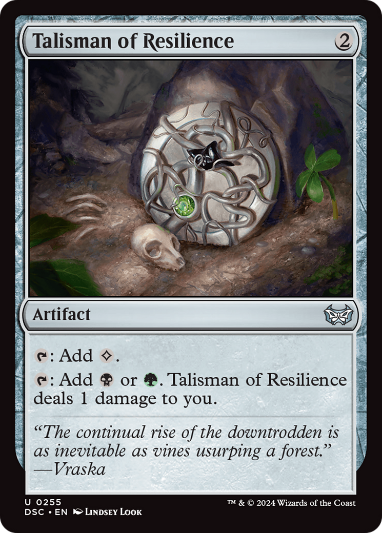 Talisman of Resilience [Duskmourn: House of Horror Commander] | Rock City Comics