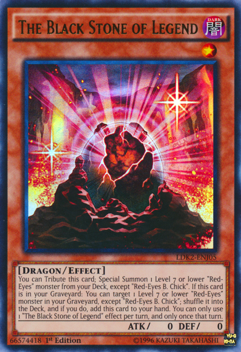 The Black Stone of Legend [LDK2-ENJ05] Ultra Rare | Rock City Comics