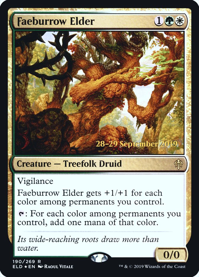 Faeburrow Elder [Throne of Eldraine Prerelease Promos] | Rock City Comics