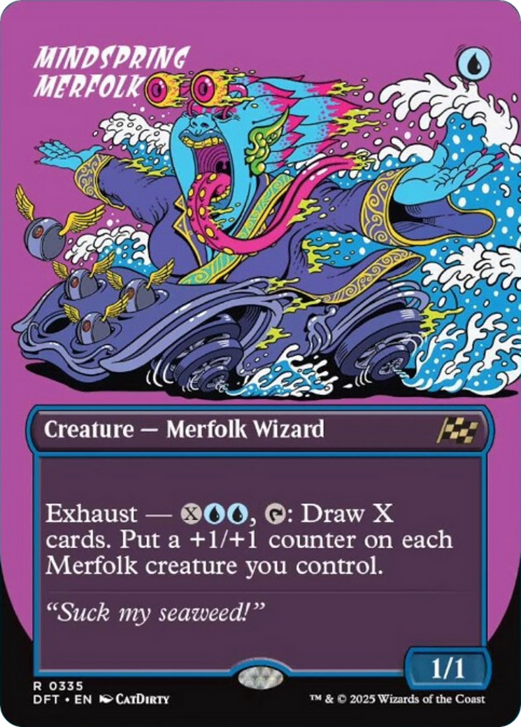 Mindspring Merfolk (Borderless) [Aetherdrift] | Rock City Comics