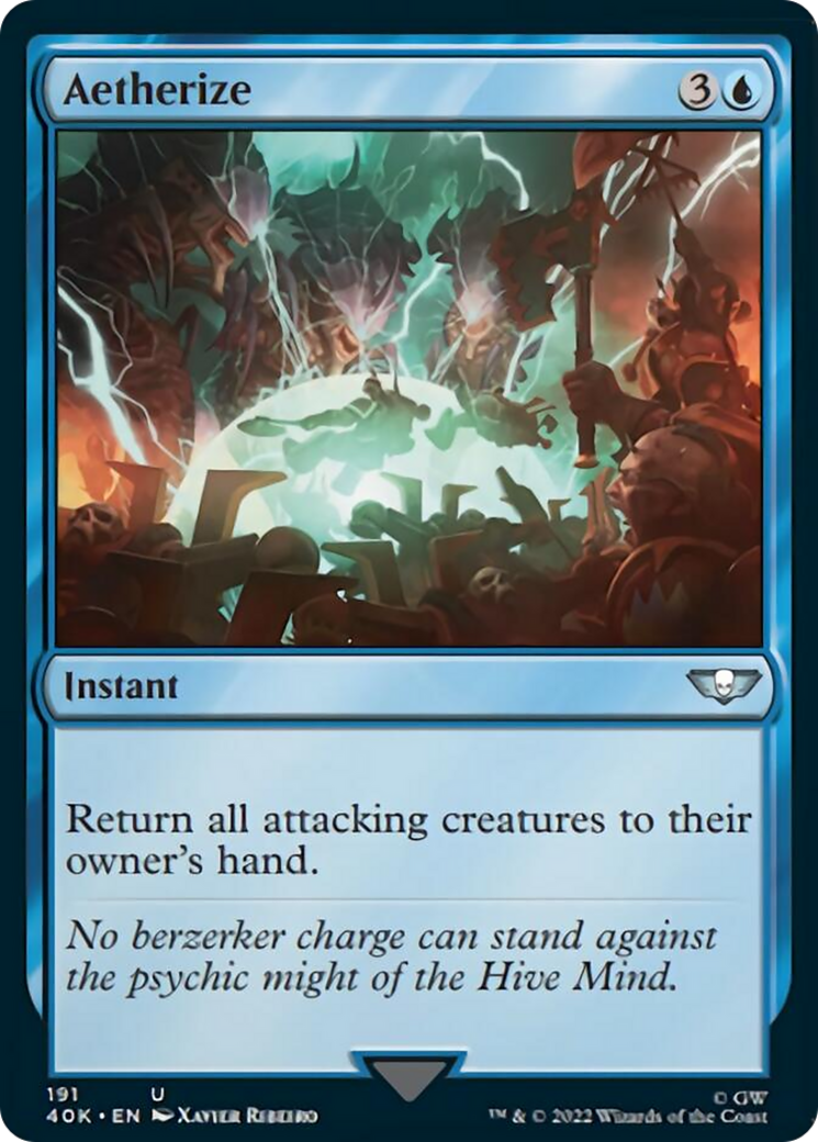 Aetherize (Surge Foil) [Warhammer 40,000] | Rock City Comics