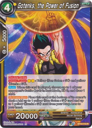 Gotenks, the Power of Fusion (BT10-112) [Rise of the Unison Warrior 2nd Edition] | Rock City Comics