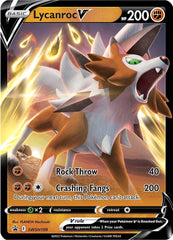 Lycanroc V (SWSH199) [Sword & Shield: Black Star Promos] | Rock City Comics