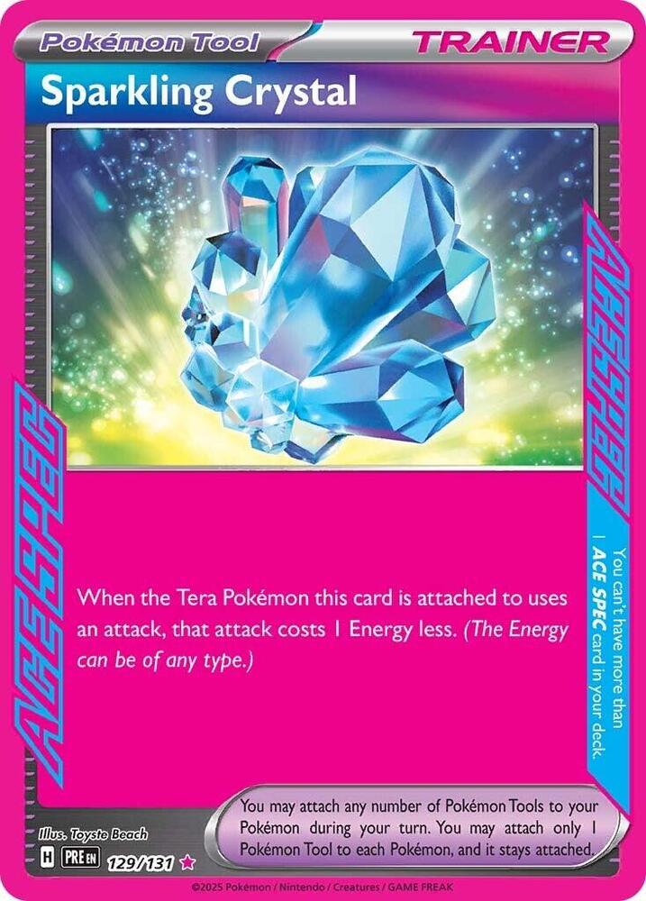 Sparkling Crystal (129/131) [Scarlet & Violet: Prismatic Evolutions] | Rock City Comics