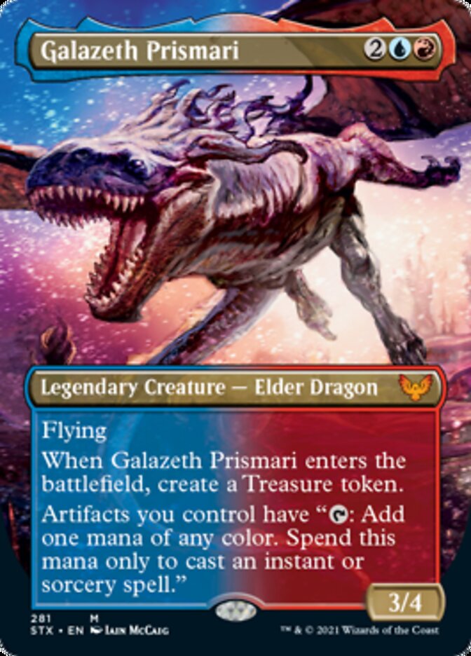 Galazeth Prismari (Borderless Alternate Art) [Strixhaven: School of Mages] | Rock City Comics
