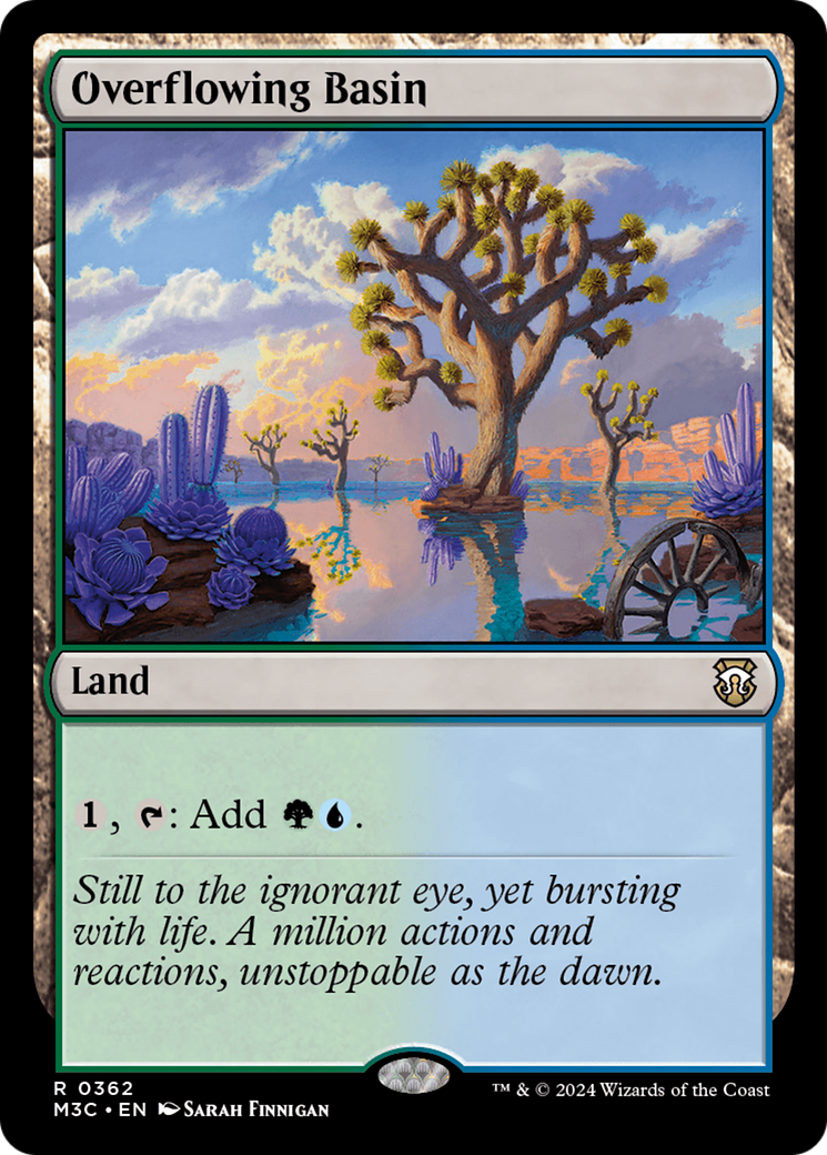 Overflowing Basin (Ripple Foil) [Modern Horizons 3 Commander] | Rock City Comics