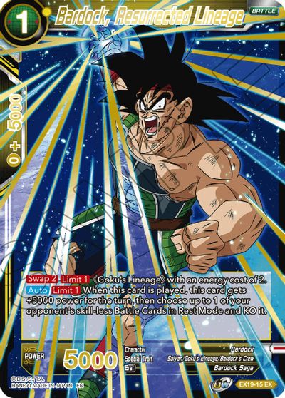 Bardock, Resurrected Lineage (EX19-15) [Special Anniversary Set 2021] | Rock City Comics