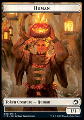 Human // Zombie (015) Double-Sided Token [Innistrad: Midnight Hunt Tokens] | Rock City Comics