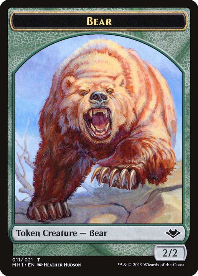 Bear Token [Modern Horizons Tokens] | Rock City Comics